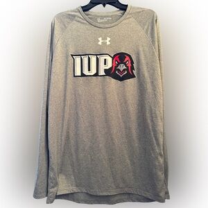 IUP Indiana University of Pennsylvania Under Armour Long-Sleeve Tee Shirt, 2XL